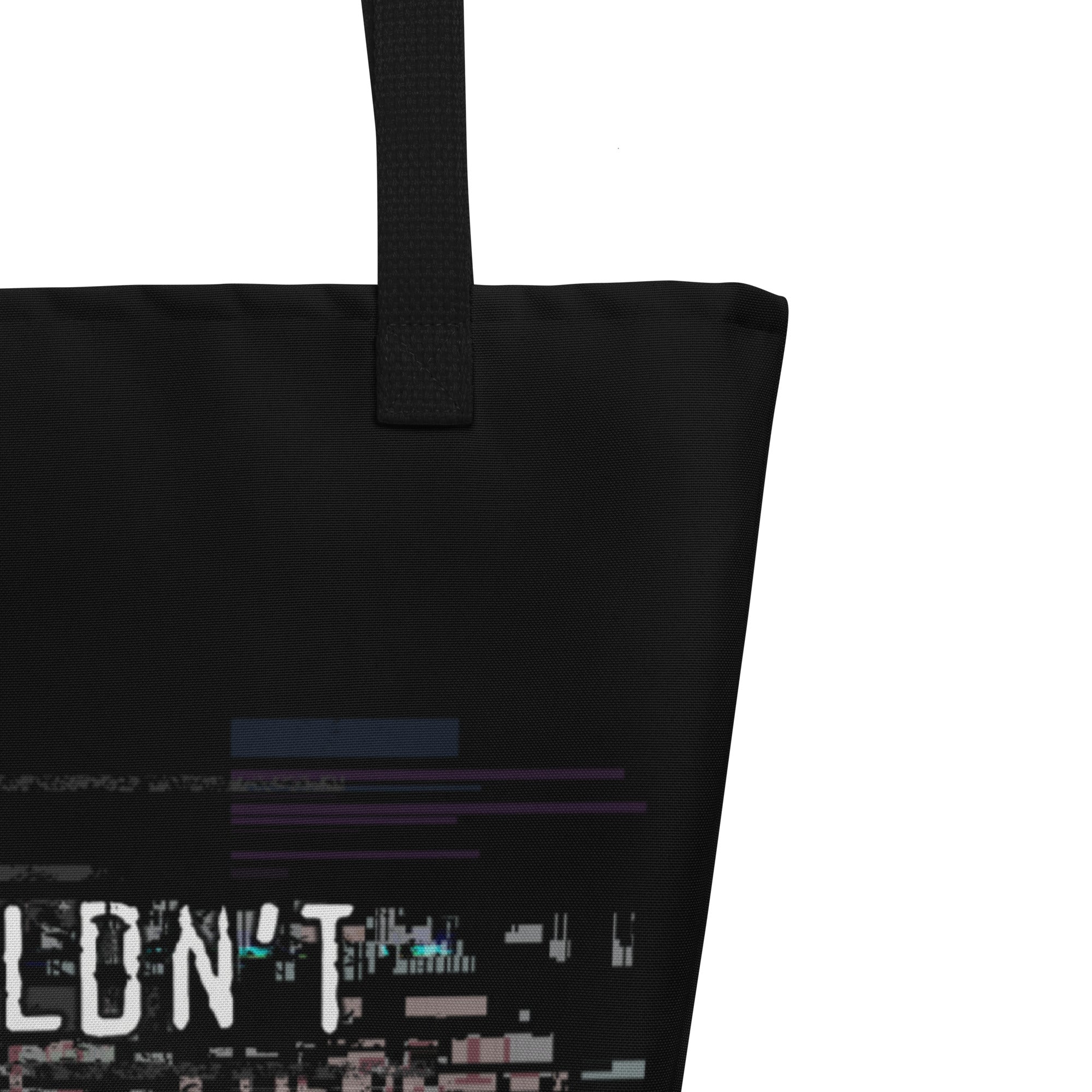 XL Tote Bag with Pocket - 'You Wouldn't Happen to Have a Cigarette' Tote Bag