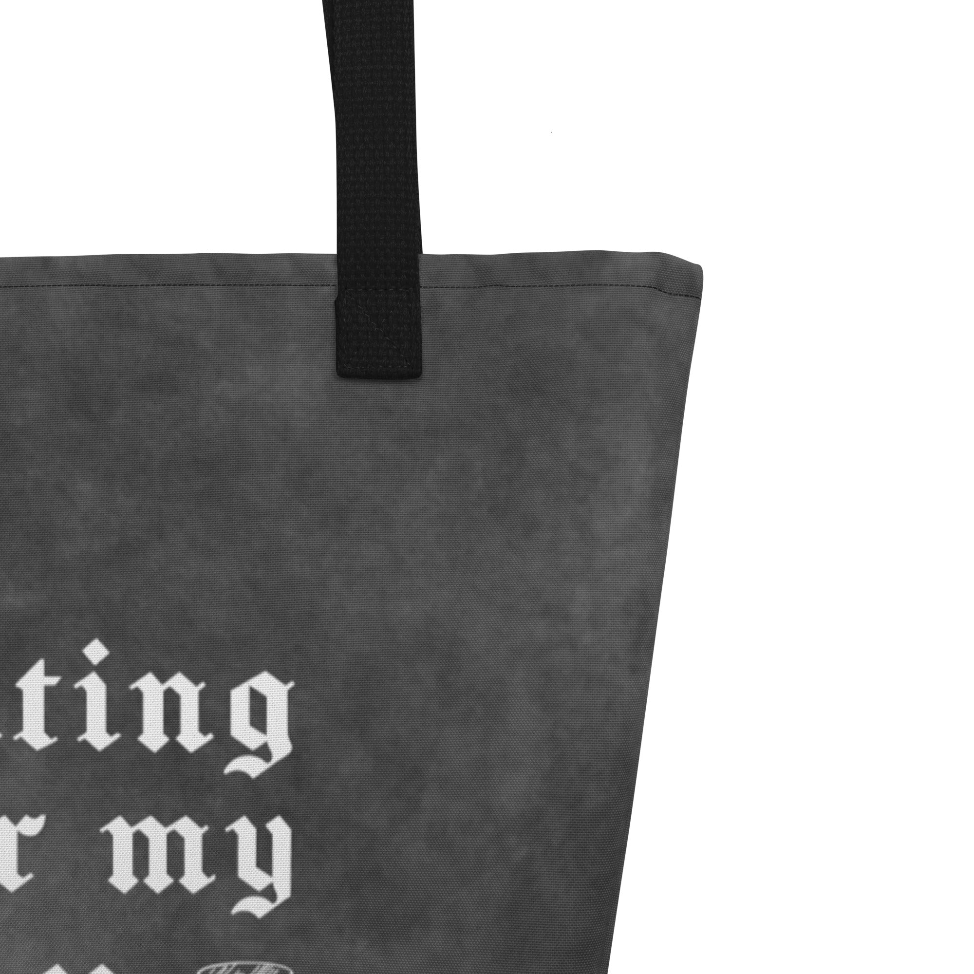 XL Tote Bag with Pocket - 'Pain Meds' Tote Bag