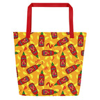 XL Tote Bag with Pocket - 'Neurospicy'