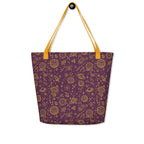 XL Tote Bag with Pocket - 'Galactic Gold'