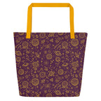 XL Tote Bag with Pocket - 'Galactic Gold'