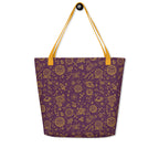 XL Tote Bag with Pocket - 'Galactic Gold'