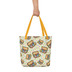XL Tote Bag with Pocket - 'Easter Kittens'
