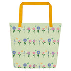 XL Tote Bag with Pocket - 'Spring Stems' Default Title