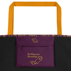 XL Tote Bag with Pocket - 'Galactic Gold'