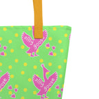 XL Tote Bag with Pocket - 'Silly Goose'