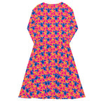 Long Sleeve Pocket Flare Dress - 'Silly Cow'