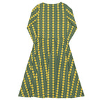 Long Sleeve Pocket Flare Dress - 'Simply Sage'