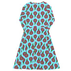 Long Sleeve Pocket Flare Dress - 'Blooming With Joy'