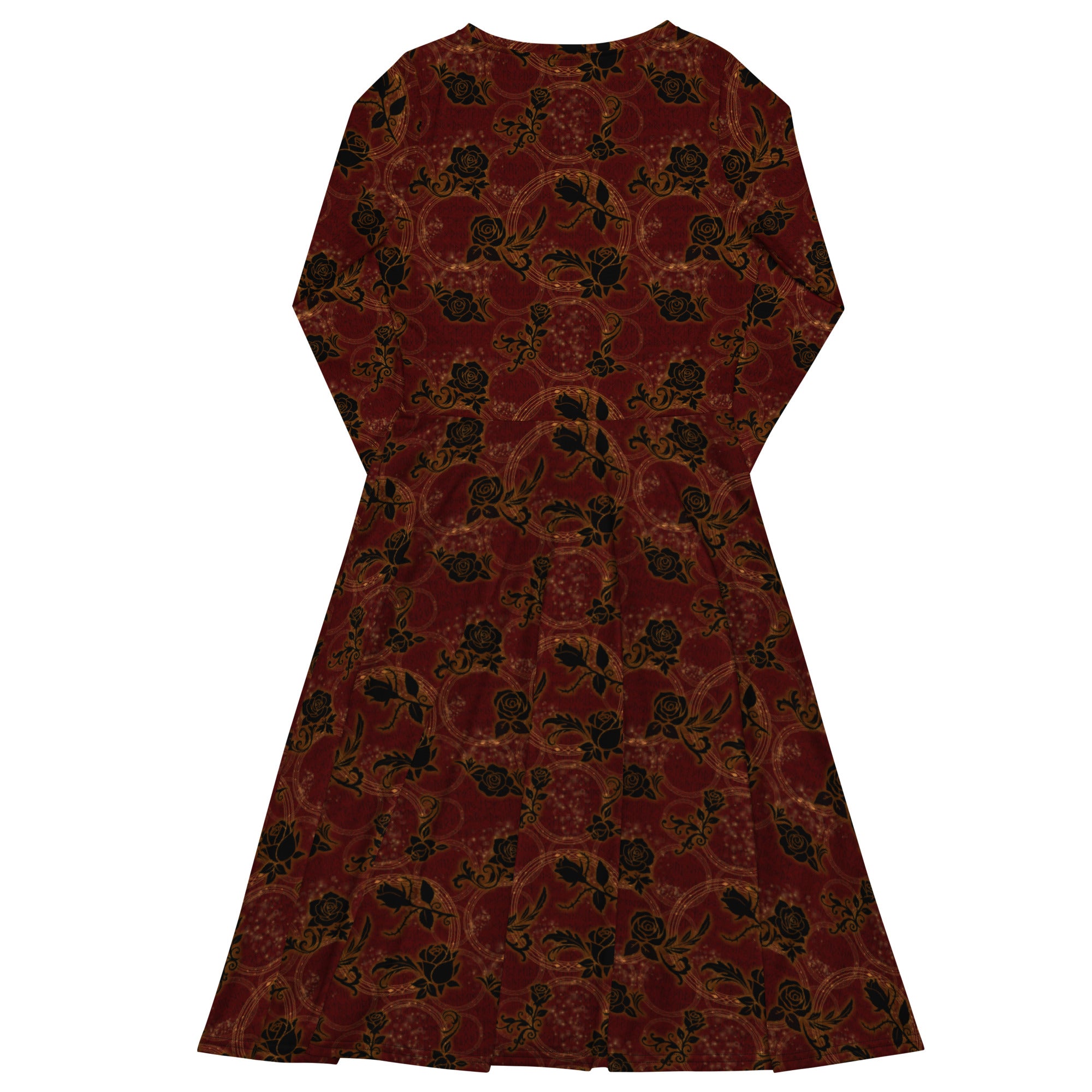 Long Sleeve Pocket Flare Dress - 'Spellbound'