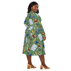Long Sleeve Pocket Flare Dress - 'Teacher's Pet'
