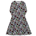 Long Sleeve Pocket Flare Dress - 'Not A Phase, Mom' 6XL