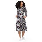Long Sleeve Pocket Flare Dress - 'Not A Phase, Mom'