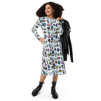 Long Sleeve Pocket Flare Dress - 'Gingham Getaway'