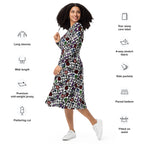 Long Sleeve Pocket Flare Dress - 'Not A Phase, Mom'