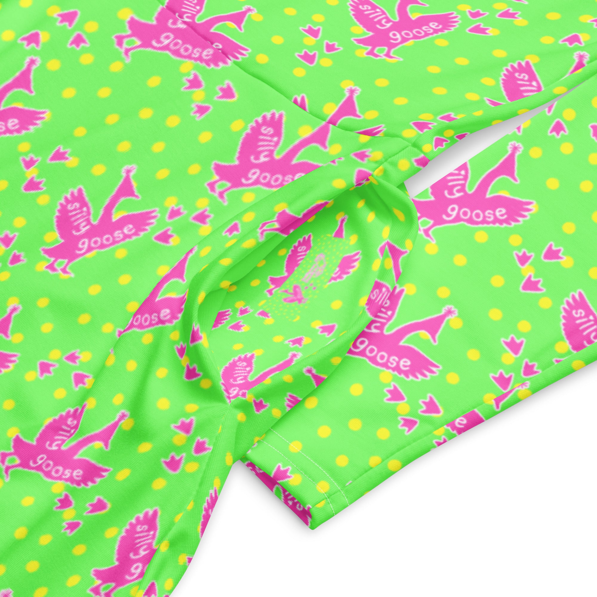 Long Sleeve Pocket Flare Dress - 'Silly Goose'