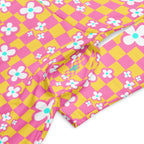 Long Sleeve Pocket Flare Dress - 'Floral Fruit Salad'