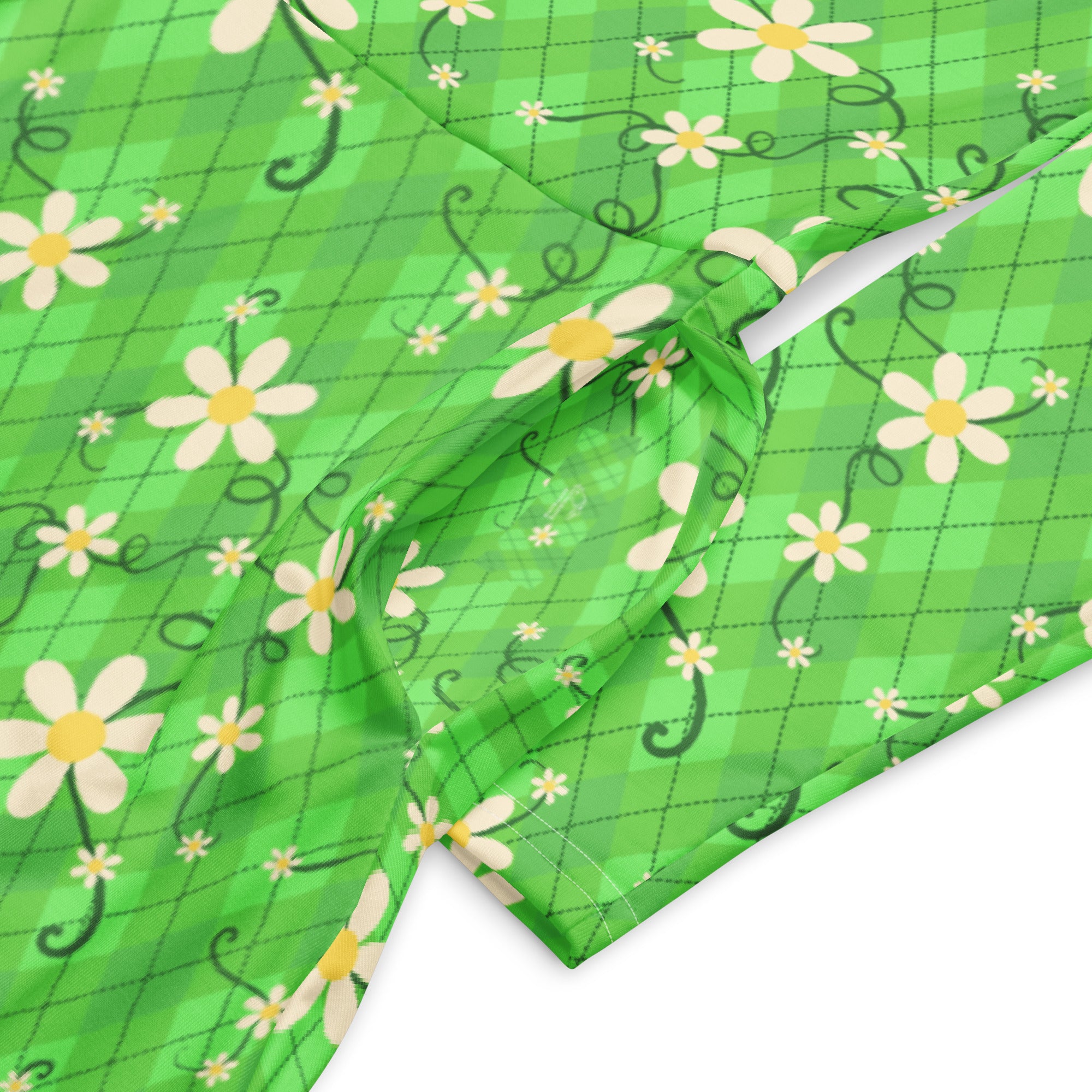 Long Sleeve Pocket Flare Dress - 'Daisy Chain'