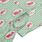 Long Sleeve Pocket Flare Dress - 'Fancy Feline'