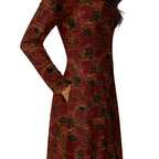 Long Sleeve Pocket Flare Dress - 'Spellbound'