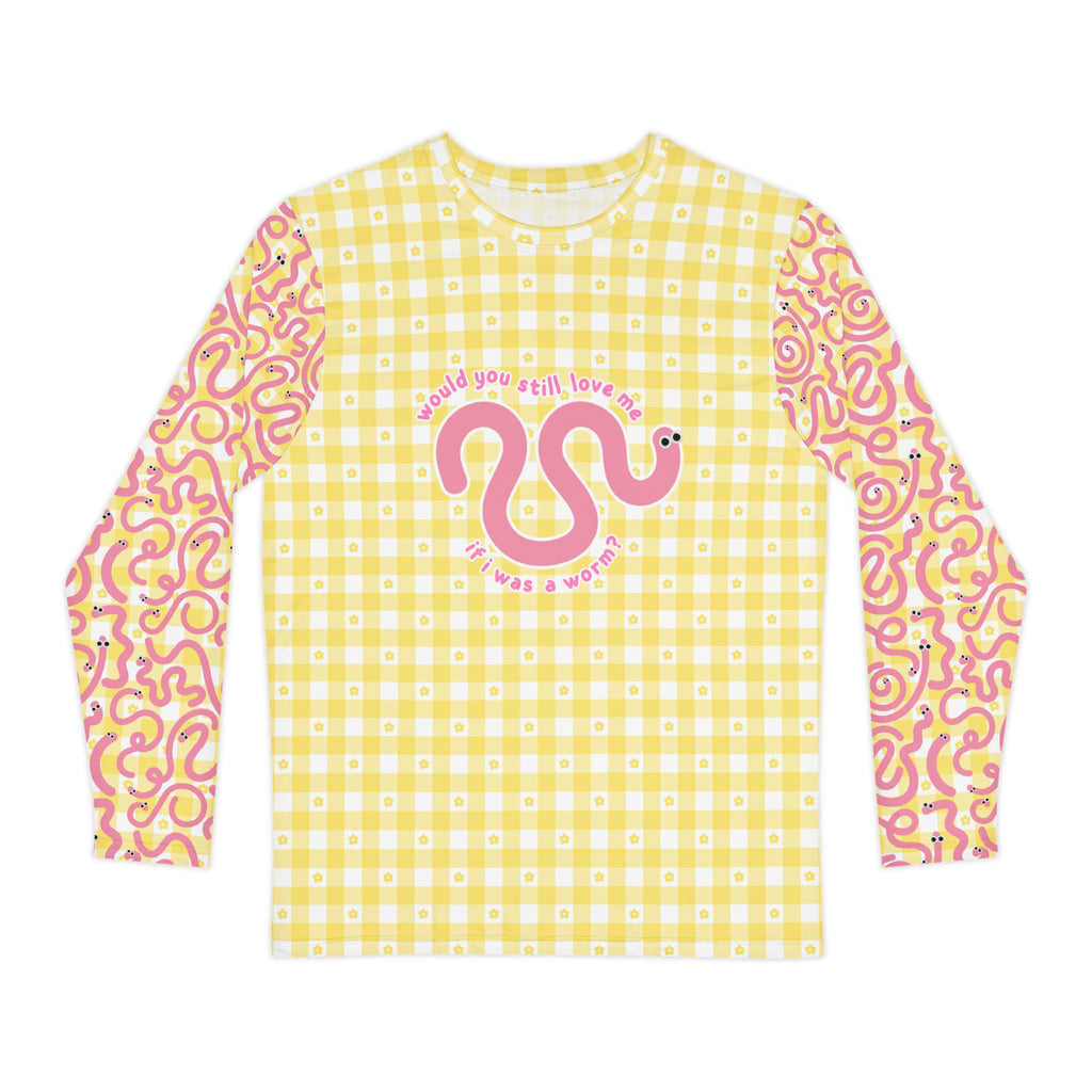 Unisex Long Sleeve Tee- 'If I Was A Worm' Long Sleeve T-Shirt