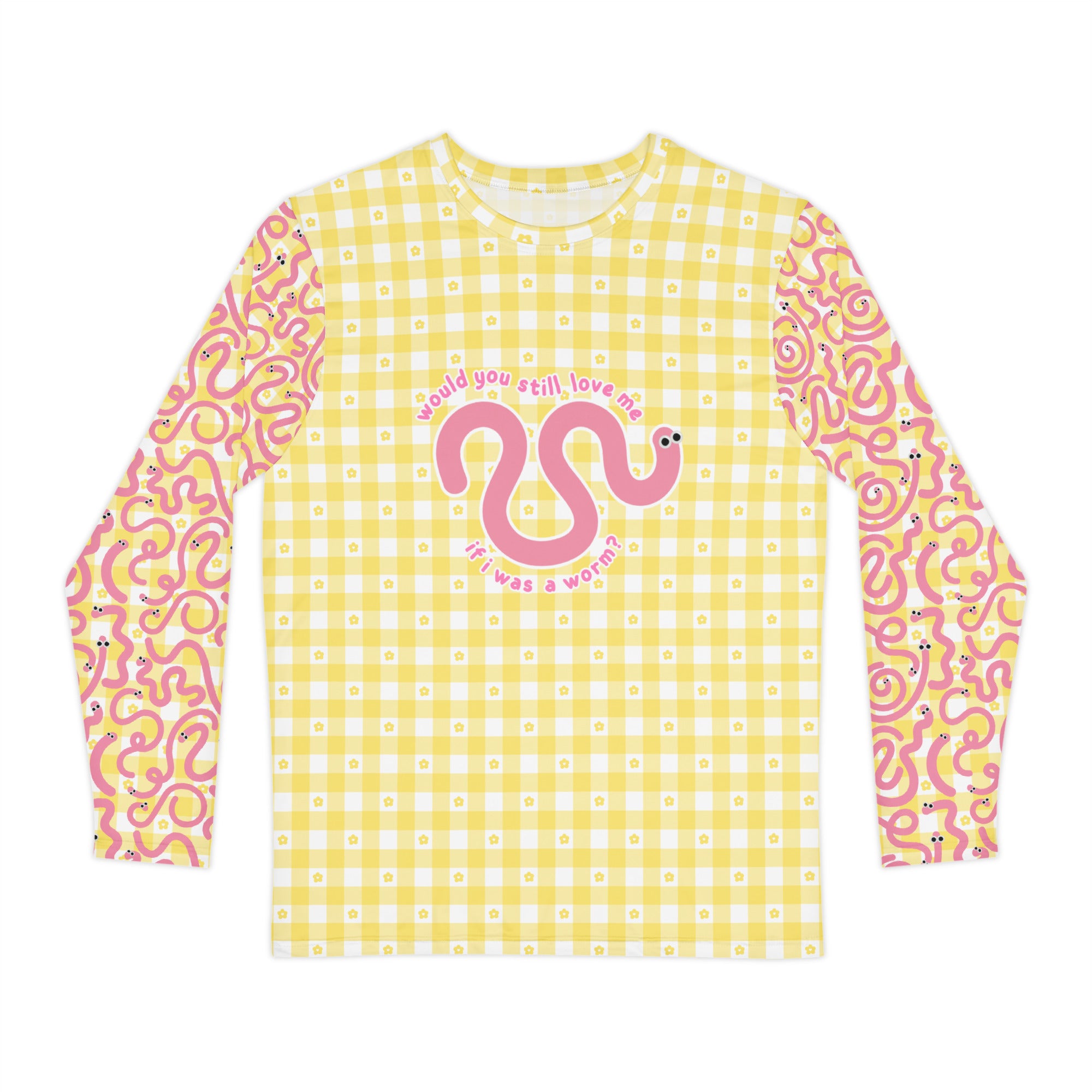 Unisex Long Sleeve Tee- 'If I Was A Worm' Long Sleeve T-Shirt