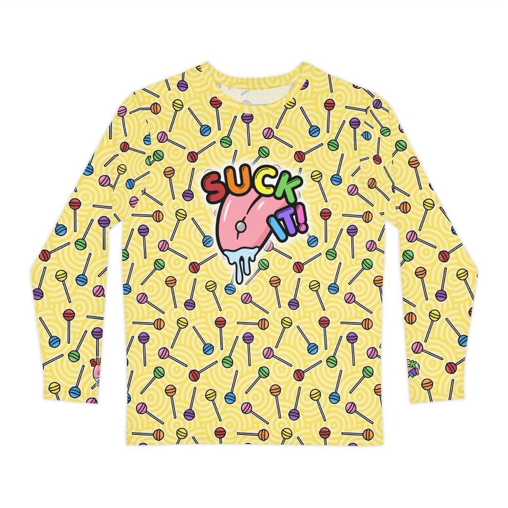 Unisex Long Sleeve Tee- 'Suck It!' Long Sleeve T-Shirt
