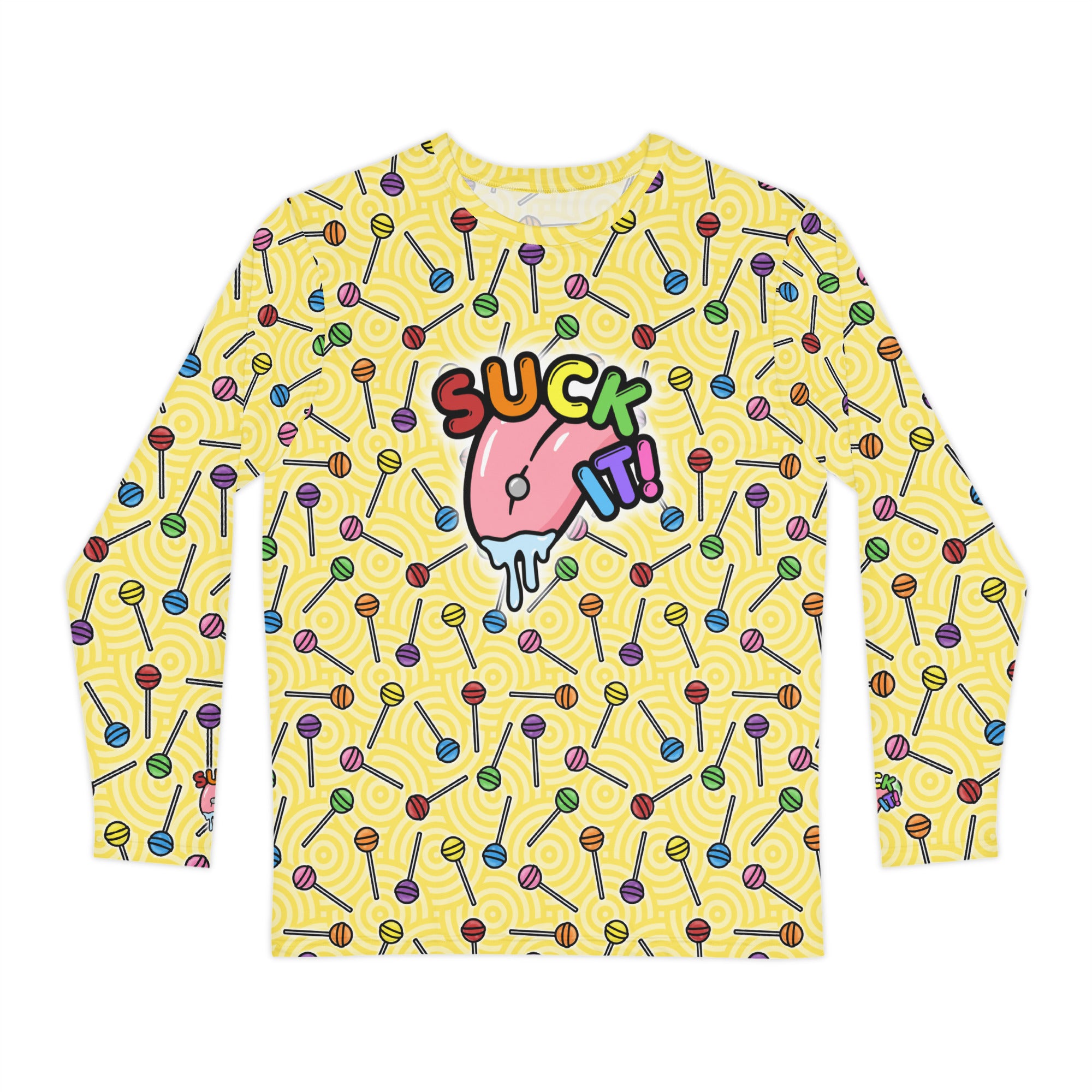 Unisex Long Sleeve Tee- 'Suck It!' Long Sleeve T-Shirt
