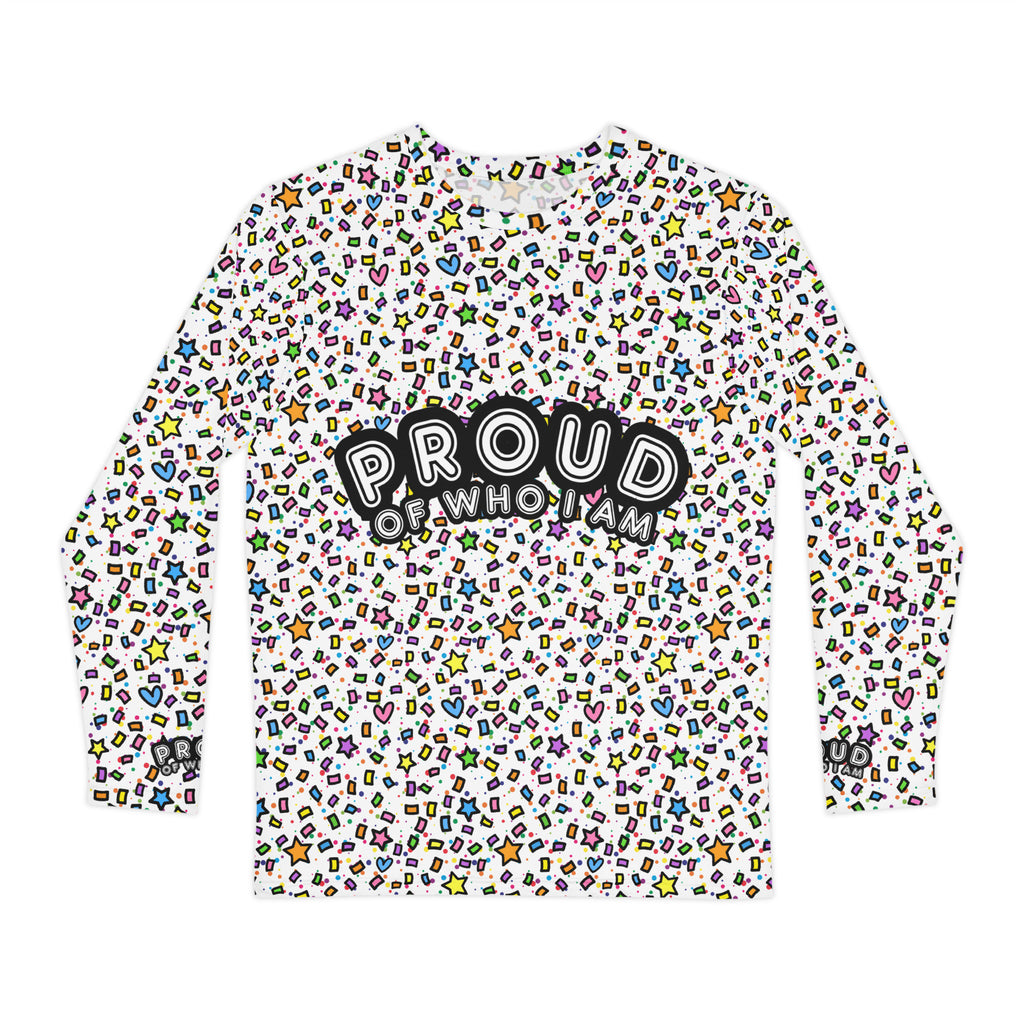 Unisex Long Sleeve Tee - 'Proud of Who I Am' Long Sleeve T-Shirt