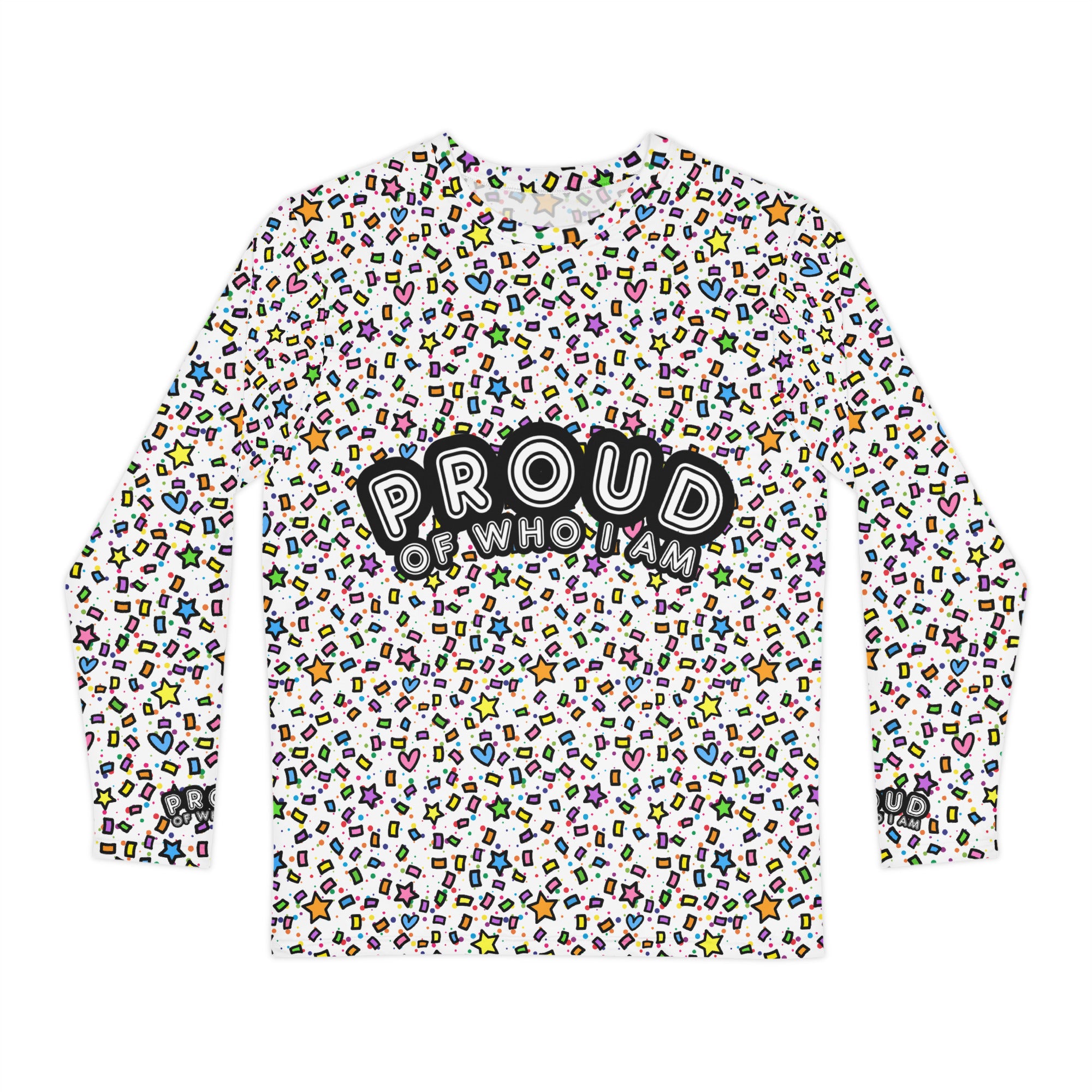 Unisex Long Sleeve Tee - 'Proud of Who I Am' Long Sleeve T-Shirt