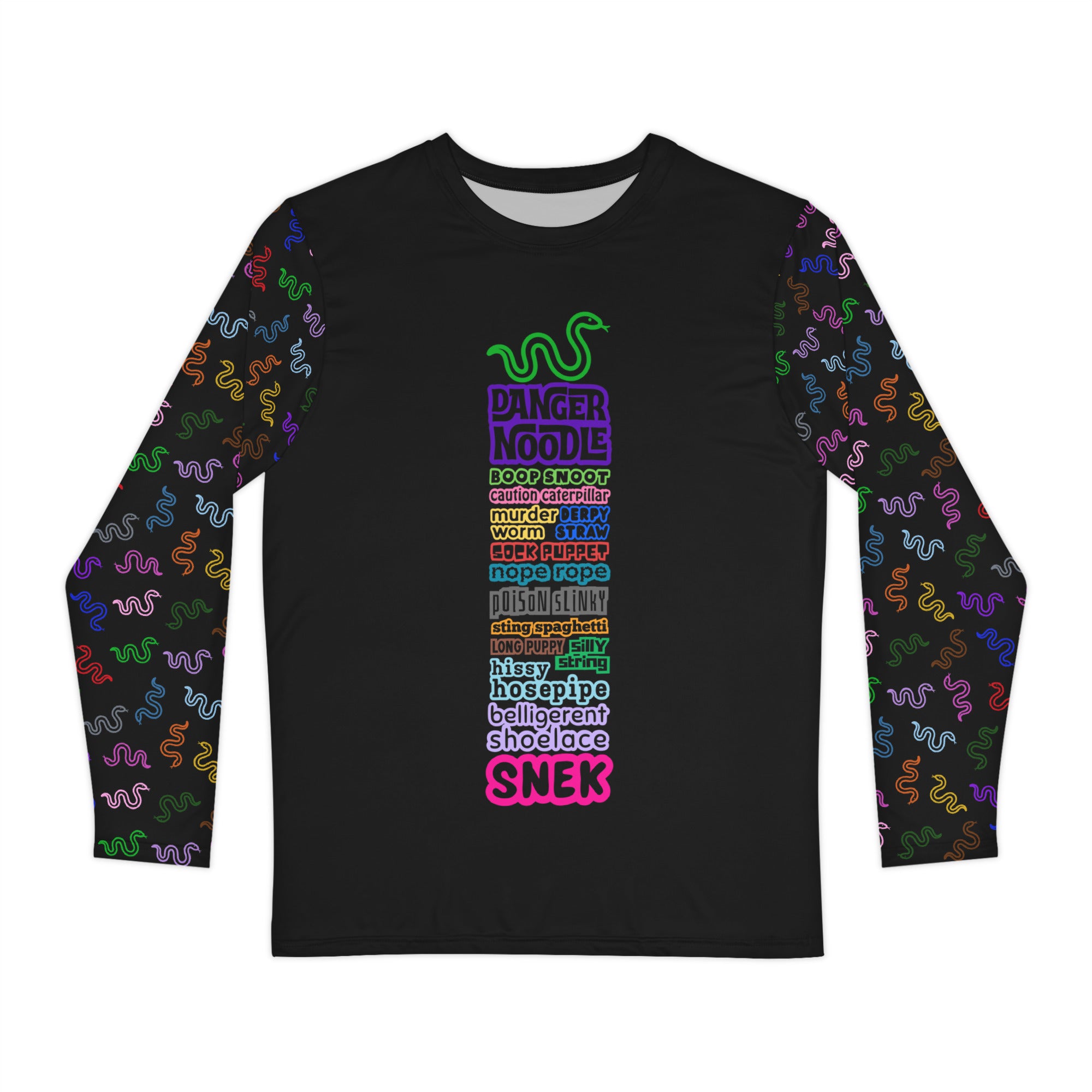 Unisex Long Sleeve Tee- 'Danger Noodle' Long Sleeve T-Shirt