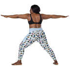 RECYCLED High Waist Pocket Leggings - 'Gingham Getaway'