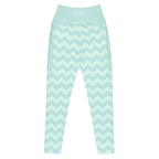 RECYCLED High Waist Pocket Leggings - 'Zig-A-Zig-Ah!'
