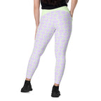 RECYCLED High Waist Pocket Leggings - 'Lilac Mint'