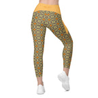 RECYCLED High Waist Pocket Leggings - 'Summertime Vintage'