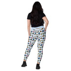 RECYCLED High Waist Pocket Leggings - 'Gingham Getaway'