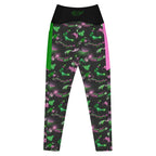 RECYCLED High Waist Pocket Leggings - 'Defy Gravity'