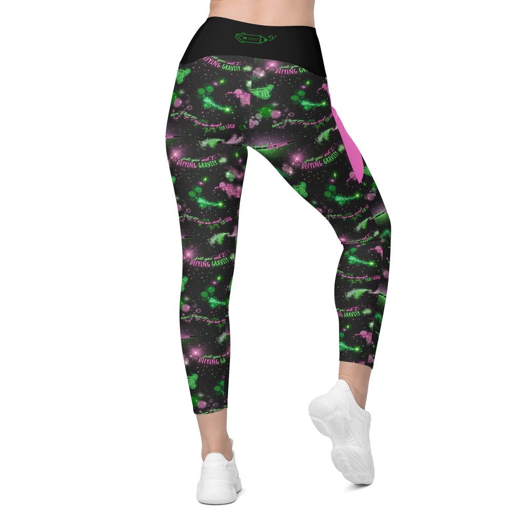 RECYCLED High Waist Pocket Leggings - 'Defy Gravity'
