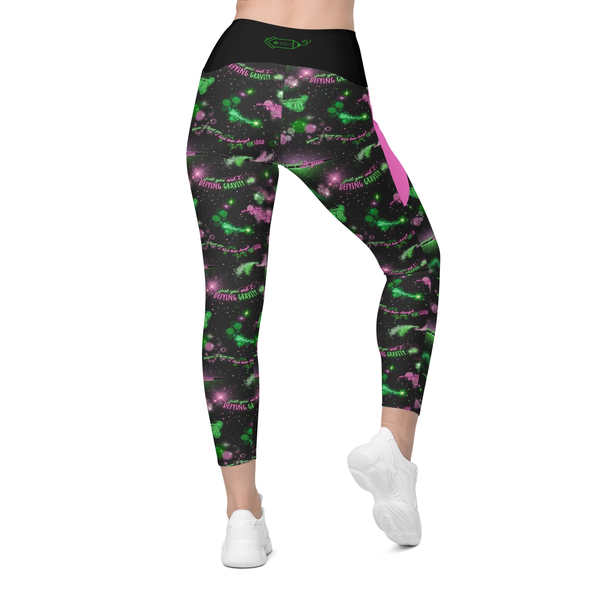 RECYCLED High Waist Pocket Leggings - 'Defy Gravity'