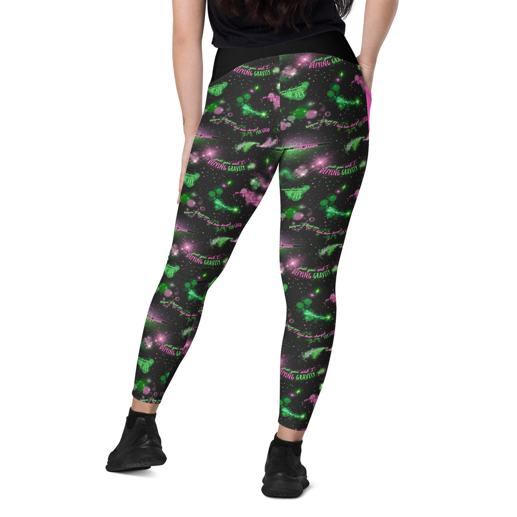 RECYCLED High Waist Pocket Leggings - 'Defy Gravity'