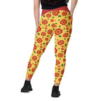 RECYCLED High Waist Pocket Leggings - 'Petal Pop'