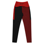 RECYCLED High Waist Pocket Leggings - 'Black Parade'