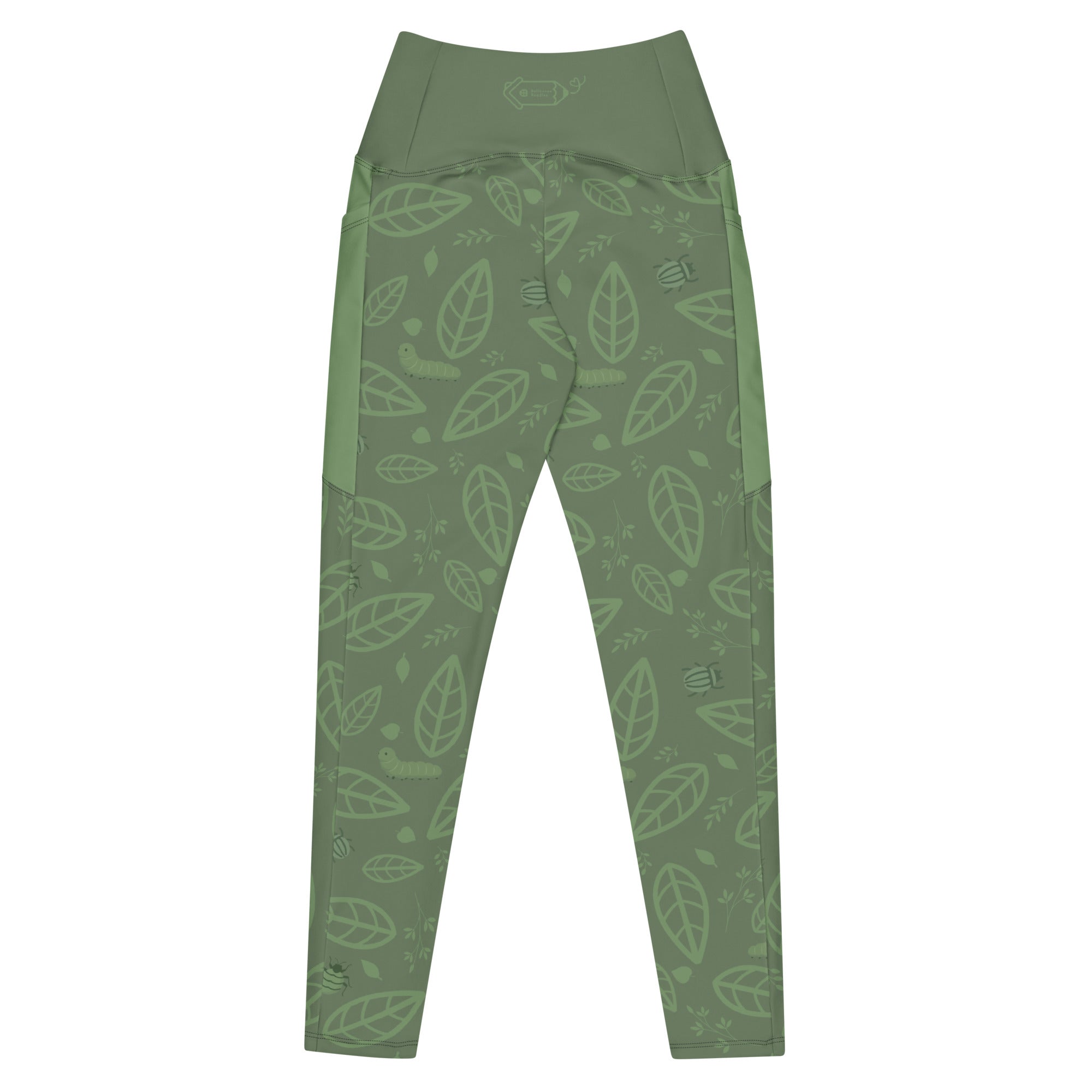 RECYCLED High Waist Pocket Leggings - 'Bug's Life'
