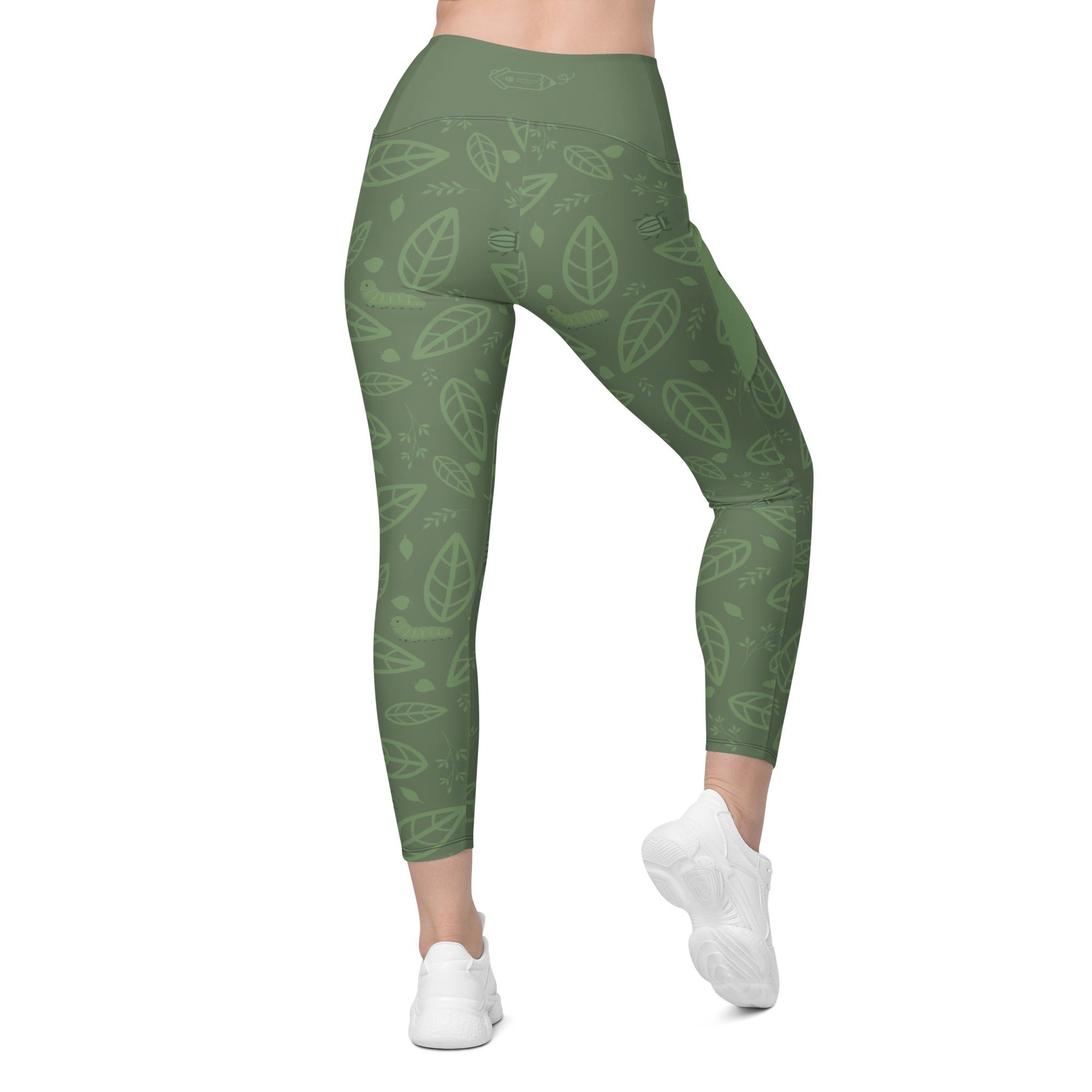 RECYCLED High Waist Pocket Leggings - 'Bug's Life'