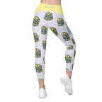 RECYCLED High Waist Pocket Leggings - 'Got Milk?'