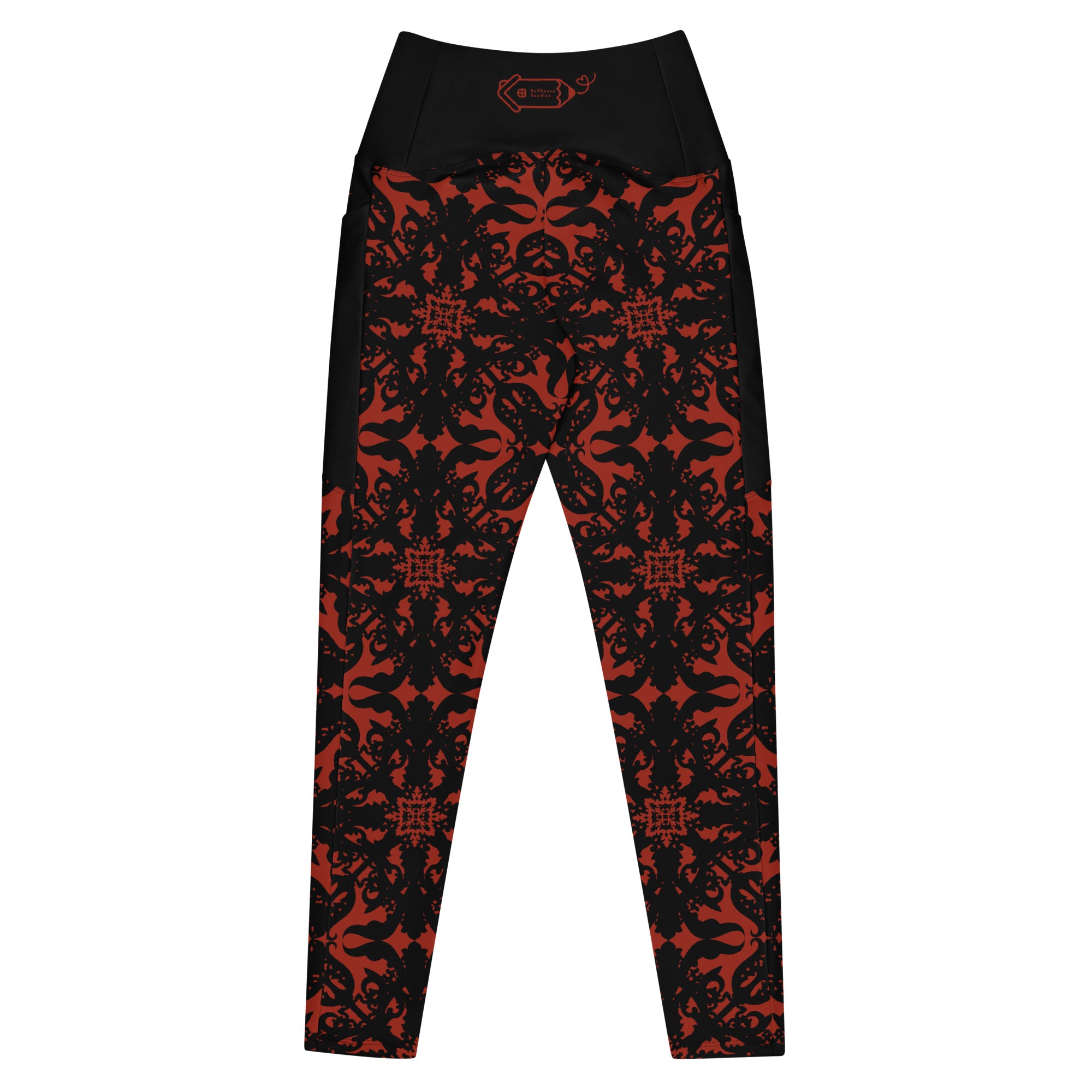 RECYCLED High Waist Pocket Leggings - 'For I Have Sinned'