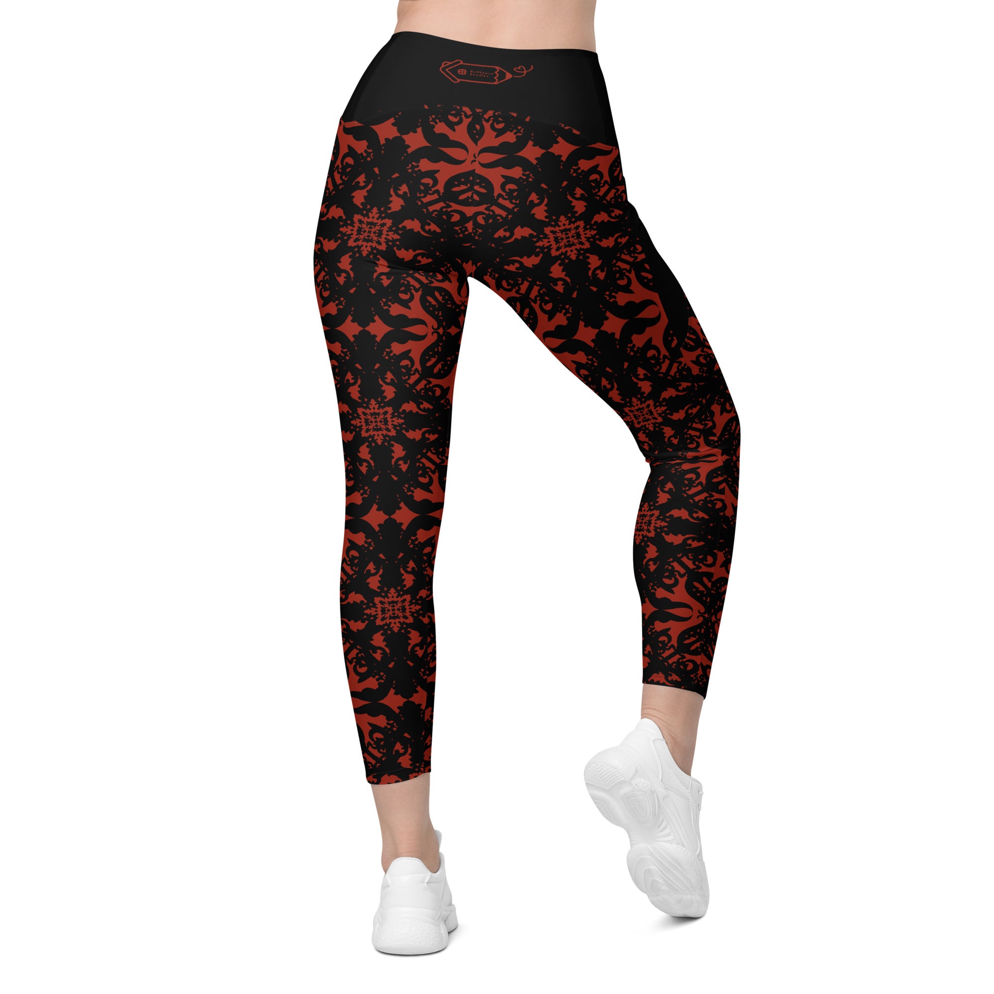 RECYCLED High Waist Pocket Leggings - 'For I Have Sinned'