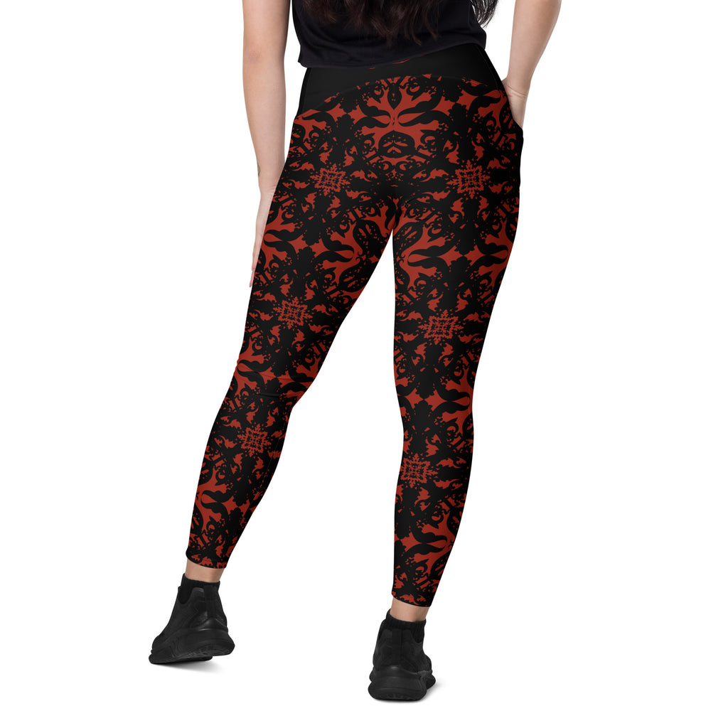 RECYCLED High Waist Pocket Leggings - 'For I Have Sinned'