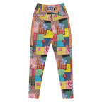RECYCLED High Waist Pocket Leggings - 'Perfect Patchwork'