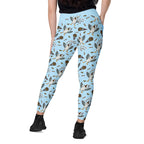 RECYCLED High Waist Pocket Leggings - 'Chippy Tea' Leggings